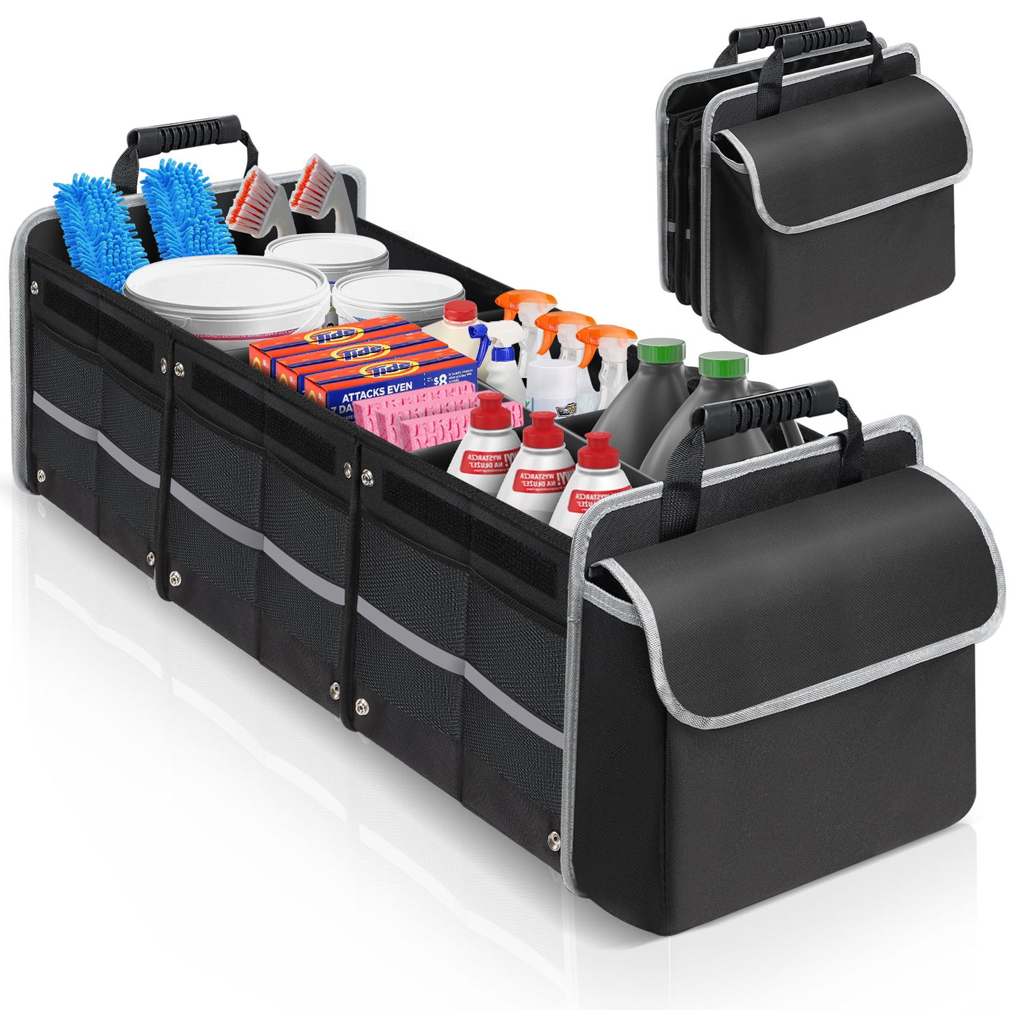 Conquer Car Clutter The Rise of Detachable Compartment Car Organizers